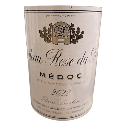 Bordeaux Médoc Château Rose du Pont 2022