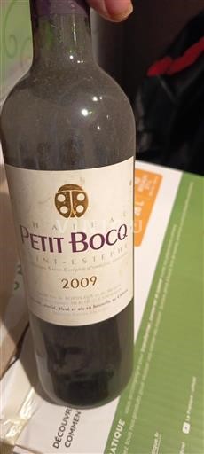 Bordoja Saint-Estèphe Château Petit Bocq 2009