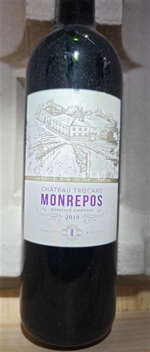 Bordo Bordo superior Château Trocard Monrepos 2019