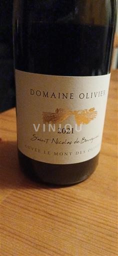 Dolina Loare Saint-Nicolas-De-Bourgueil Domaine Olivier Le Mont des Oliviers 2021