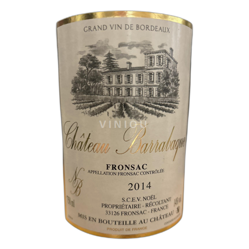 Burdeos Fronsac Château Barrabaque 2014