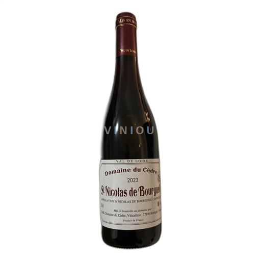 Loirevallei Saint-Nicolas-De-Bourgueil Domaine du Cèdre 2023