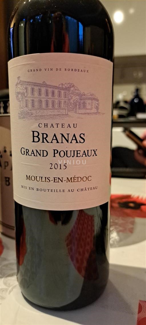 Burdeos Moulis-en-Médoc Château Branas Grand Poujeaux 2015