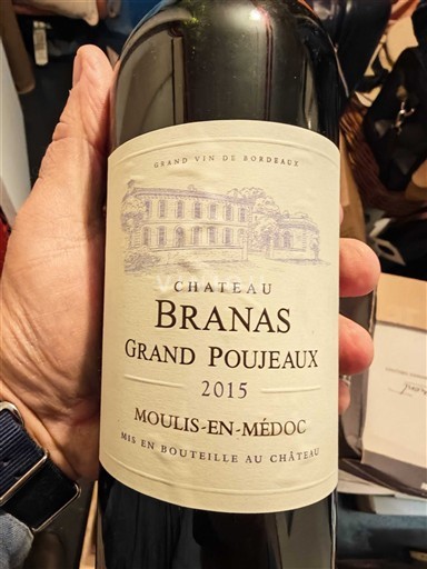 Bordeaux Moulis-en-Médoc Château Branas Grand Poujeaux 2015