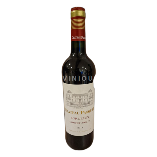 Bordeaux Chateau Pasquet Cabernet - Merlot 2018