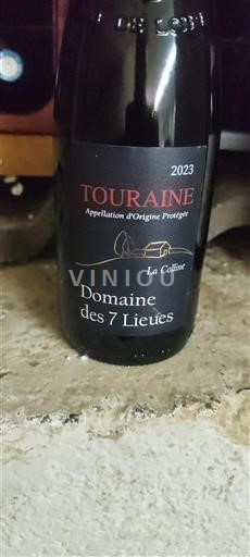 Vallée de la Loire Touraine Domaine des 7 Lieux La Colline 2023