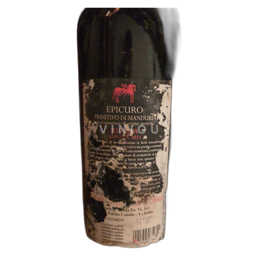 Apulia Primitivo di Manduria Epicuro Primitivo di Manduria Riserva 2011