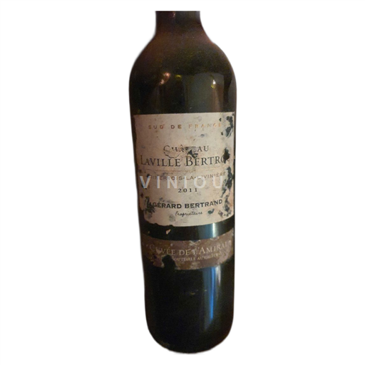 Languedoque Minervois-la-Livinière Château Laville Bertrand de l'Amiral 2011