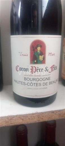 Borgonha Hautes-Côtes de Beaune Coron Père & Fils 2016