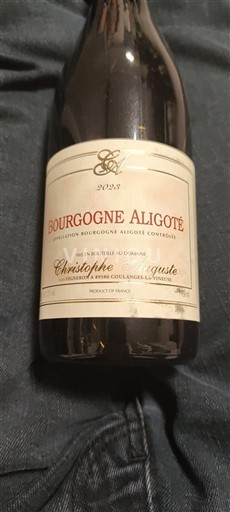 Verërat Blanc sec Christophe Auguste 2023 Francë Burgundi Burgundi-aligoté AOC