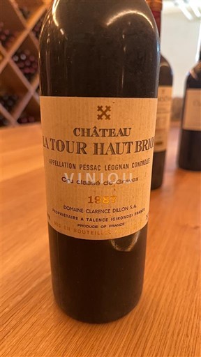 Verërat Rouge sec Château La Tour Haut Brion 1985 Francë Bordoja Pessac-Léognan AOC