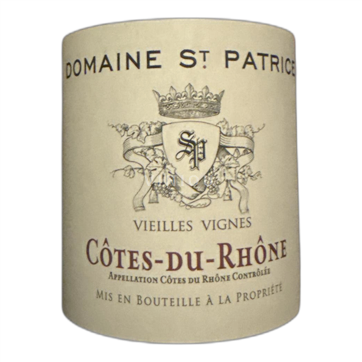 Valle del Ródano Côtes del Ródano Domaine St Patrick Vieilles Vignes Sin añada