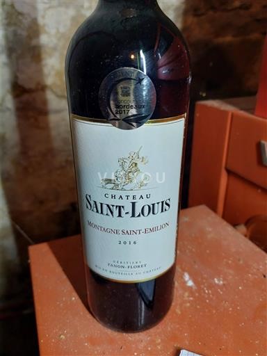 Bordeaux Montagne-saint-émilion Château Saint-Louis 2016