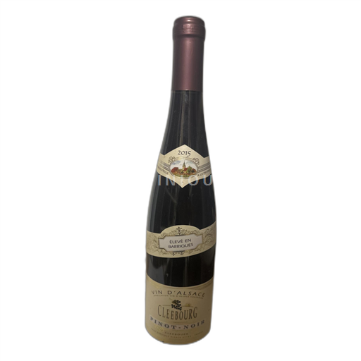 Vin Rouge sec Cleebourg 2015 France Alsace Pinot noir AOC
