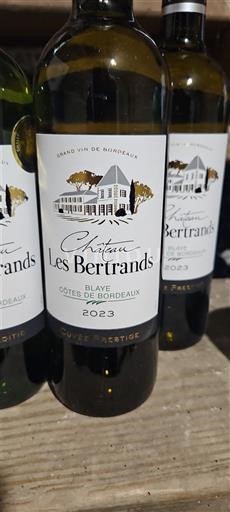 Bordeaux Blaye-Côtes-de-Bordeaux Château Les Bertrands Prestige 2023