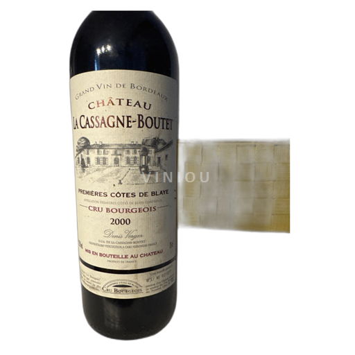 Burdeos Côtes de Blaye La Cassagne-Boutet 2000