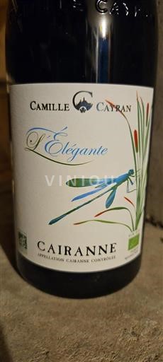 Rhônevallei Cairanne Camille Cayran L'Élégante 2021