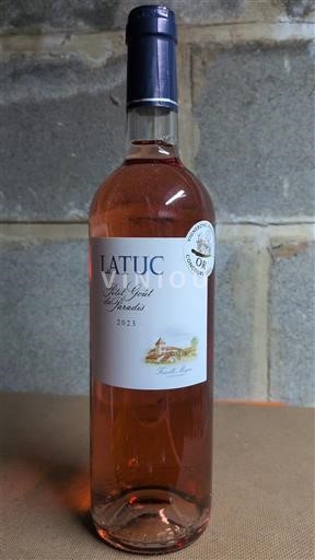 Jihozápad Côtes du Lot Latuc Petit Goût de Paradis 2023