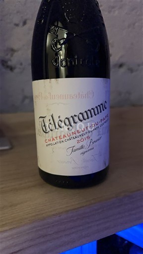 Vallée du Rhône Châteauneuf-du-pape Domaine du Vieux Télégraphe Télégramme 2015