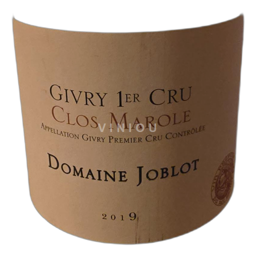 Vin Rouge sec Clos Marole Domaine Joblot 2019 France Bourgogne AOC