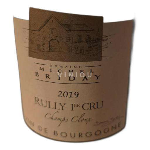 Burgundy Rully Michel Briday Champs Cloux 2019