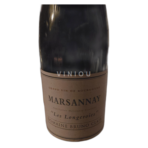 Vin Rouge sec Les Longeroies Bruno Clair 2011 France Bourgogne Marsannay AOC