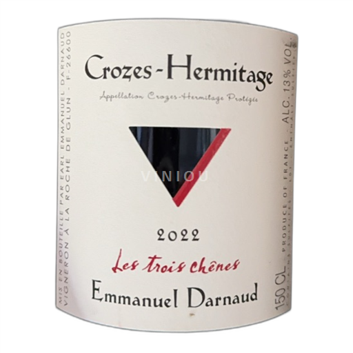 Rhônetal Crozes-Hermitage Emmanuel Darnaud Les trois chênes 2022