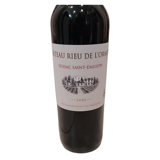 Bordeaux Lussac-saint-émilion Chateau Rieu de l'Ormeau 2020