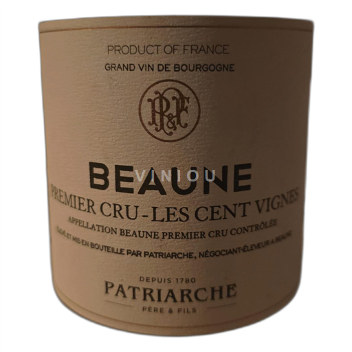 Vin Rouge sec Les Cent Vignes Patriarche Père & Fils 2018 France Bourgogne Beaune AOC
