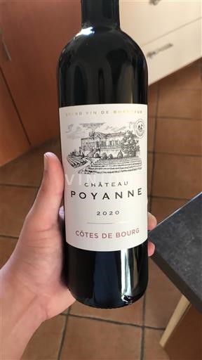 Bordeaux Côtes-de-bourg Château Poyanne 2020
