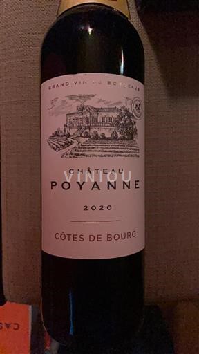 Burdeos Côtes-de-bourg Château Poyanne 2020