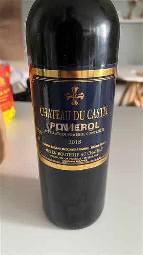 Bordeaux Pomerol Château du Castel 2018