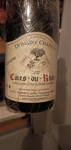 Thung lũng Rhône Côtes-du-rhône Domaine Charvin 2020