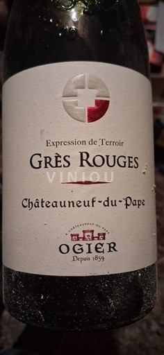 Rhône-dalen Châteauneuf-du-Pape Ogier Grès Rouges Ikke årgangsbestemt