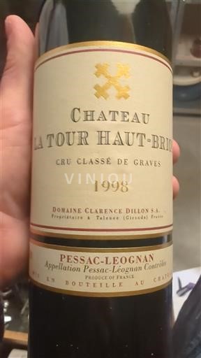 Bordoja Pessac-Léognan Château La Tour Haut-Brion 1998