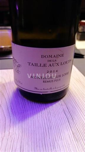 Loirevallei Montlouis-sur-Loire Domaine de la Taille aux Loups Remus Plus 2014