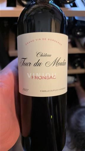 Burdeos Fronsac Château Tour du Moulin 2022