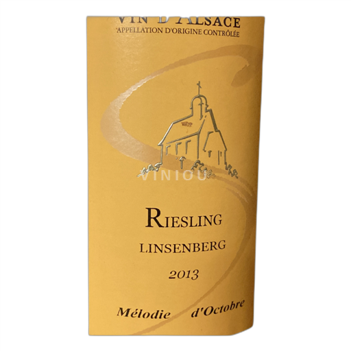 Alsace Ikke specificeret Riesling Linsenberg Mélodie d'Octobre 2013
