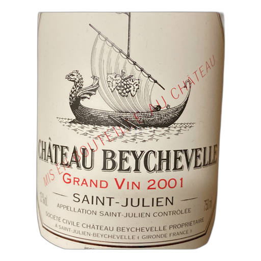 Bordeaux Saint-Julien Château Beychevelle 2001