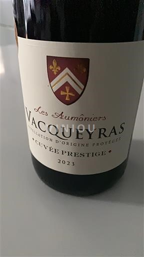 Rhônedalen Vacqueyras Les Aumôniers Prestige 2023