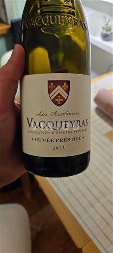 Rhônedalen Vacqueyras Les Aumôniers Prestige 2023