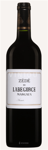 Bordeaux Margaux Zédé de Labégorce 2019