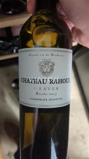 Bordeaux Graves Château Rahoul 2017