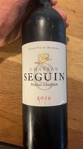 Bordeaux Pessac-Léognan Château Seguin 2016