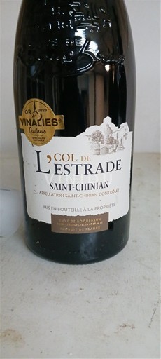 Languedoque Saint-Chinian Col de l'Estrade Não Sazonado