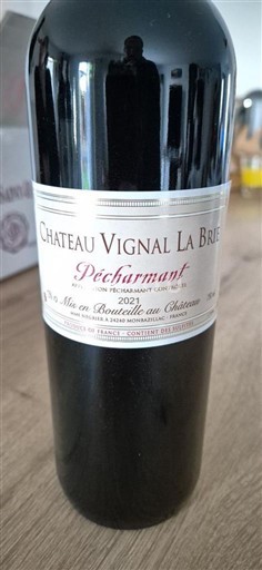 Tây Nam Pécharmant Château Vignal La Brie 2021