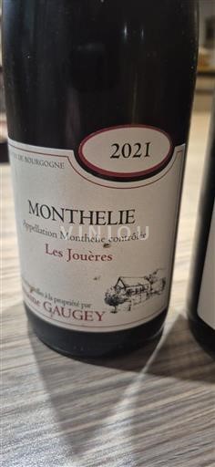 Borgogna Monthélie Domaine Gaugey Les Jouères 2021