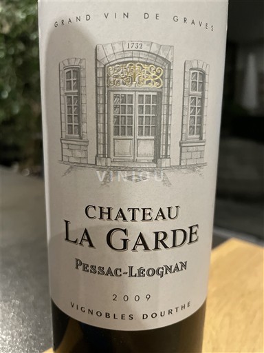 Burdeos Pessac-Léognan Château La Garde 2009