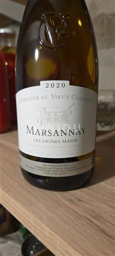 Burgundy Marsannay Domaine du Vieux College Les Vignes Marie 2020
