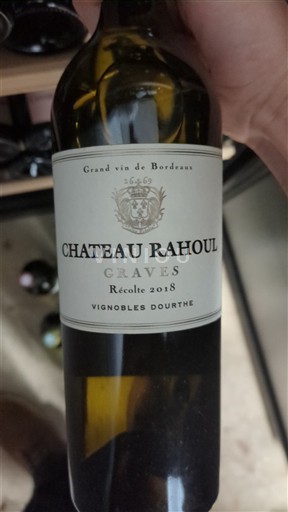 Bordeaux Graves Château Rahoul 2018